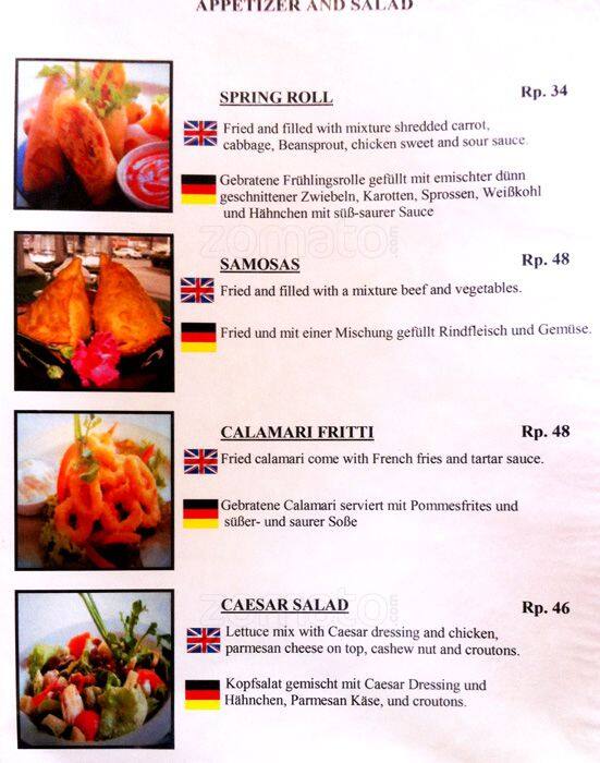 Balboni Menu, Menu For Balboni, Tanjung Benoa, Bali - Zomato Indonesia