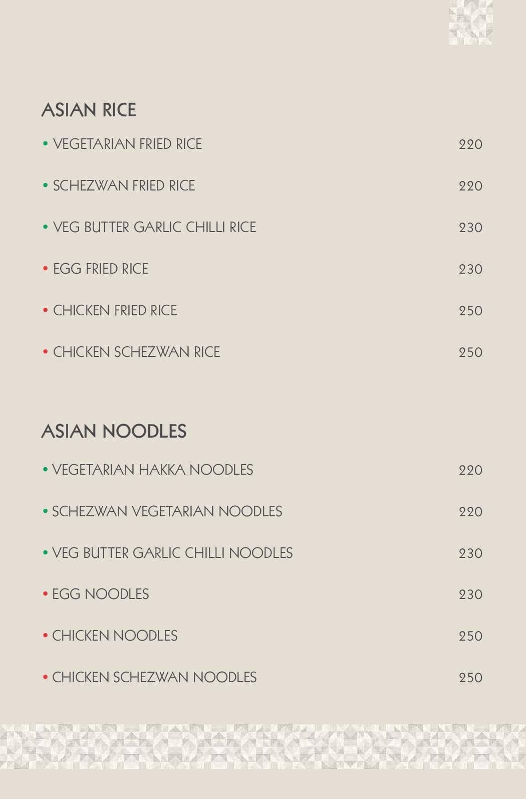 Menu at CLOVE, Bengaluru, 118