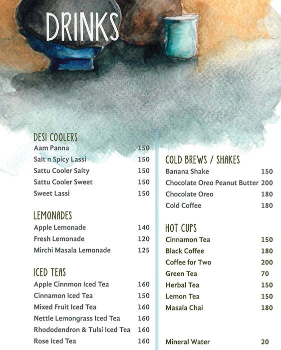 The Potbelly Restaurant Bihar Nivas menu