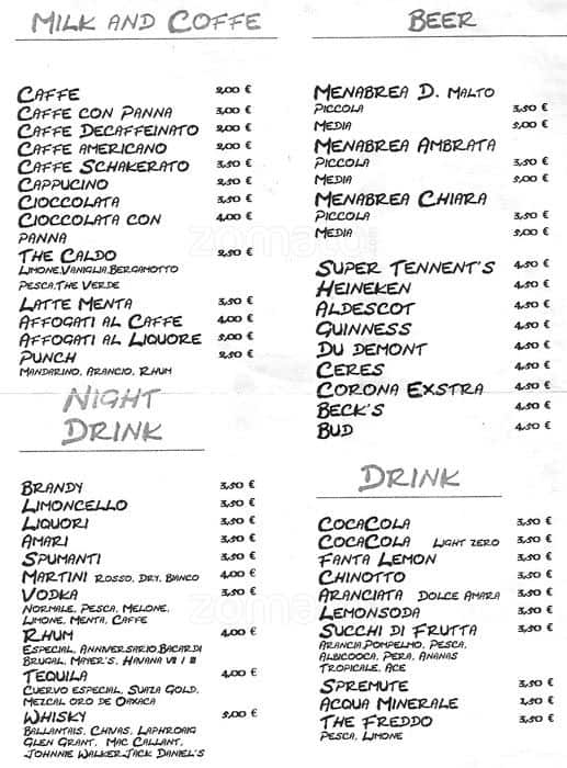 Menu di Crackerjack Café 