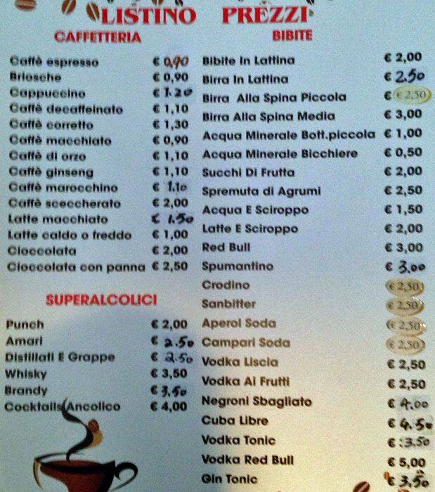 Menu di Garden Bar 