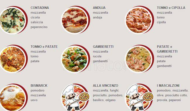 Menu di I Mascalzoni 