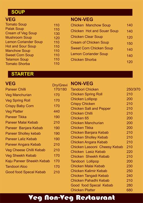 Good Food Kitchen Menu For Bavdhan Pune Good Food Kitchen Menu