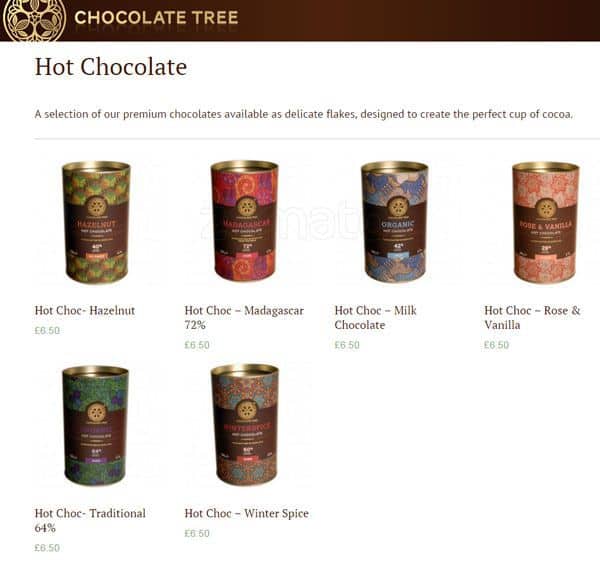 The Chocolate Tree меню