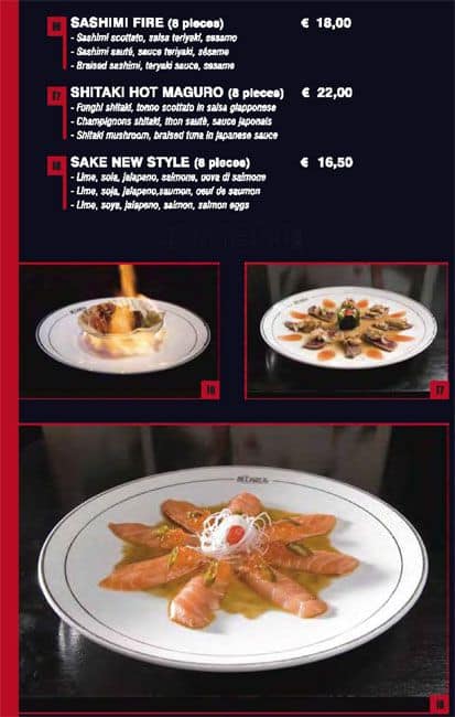 Menu di Ginza 
