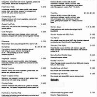 Oriental Garden Restaurant Menu