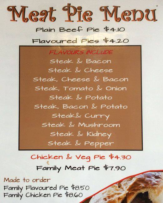 Menu at Bracken Ridge Tavern pub & bar, Bracken Ridge, 154 Barrett St