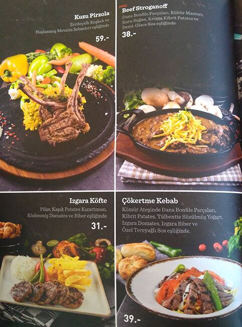 Menu at O2 CAFE & SHISHA, Istanbul