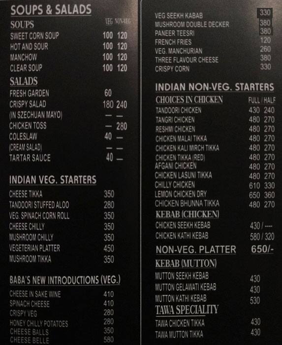 Baba Chicken Menu Menu For Baba Chicken Shastri Nagar Ludhiana