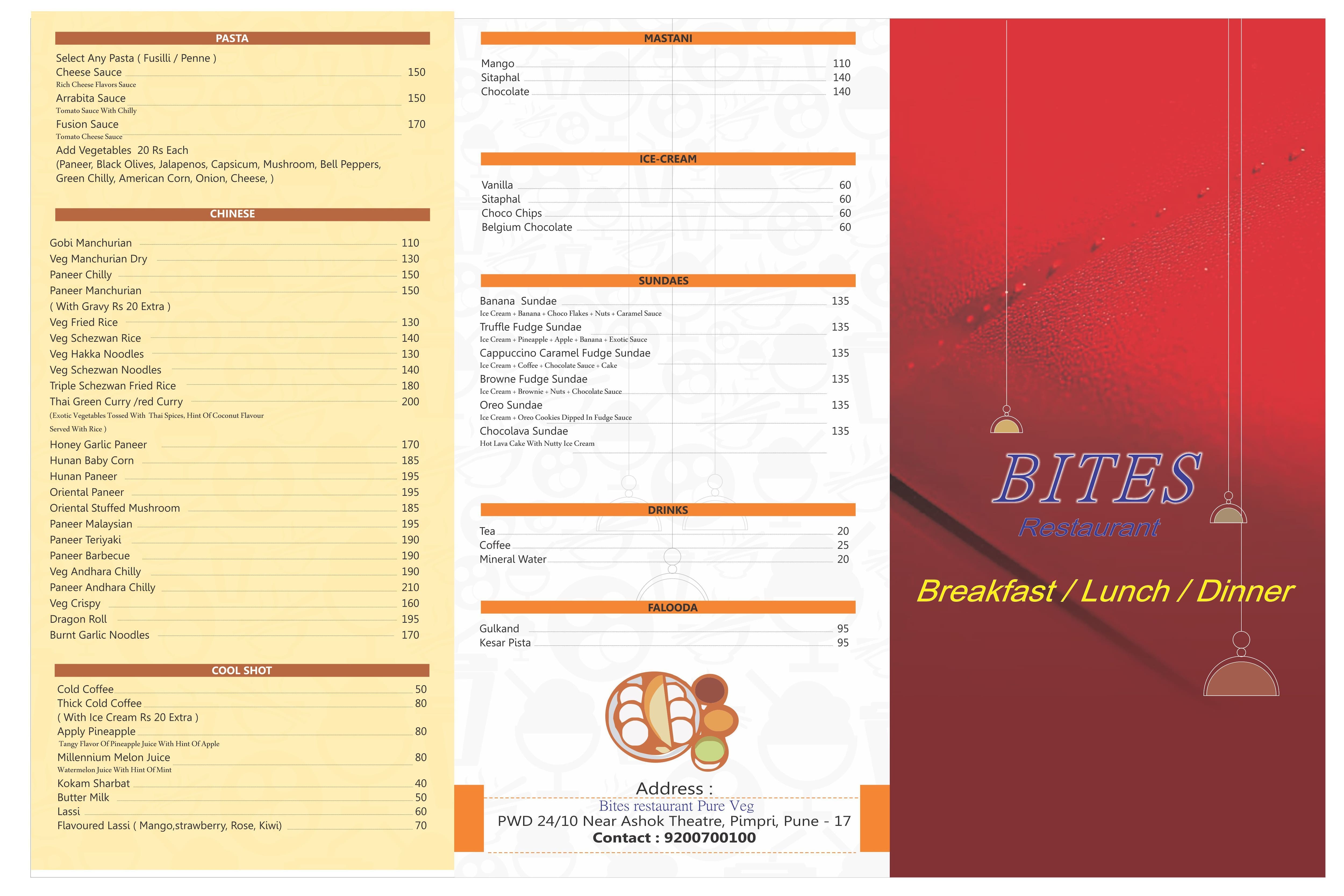 Cafe Bites Menu, Menu for Cafe Bites, Pimpri, Pune Zomato