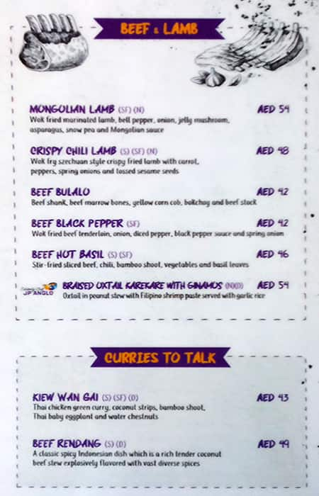 Menu at Halo Halo restaurant, Dubai, Jannah Marina Hotel Apartments ...