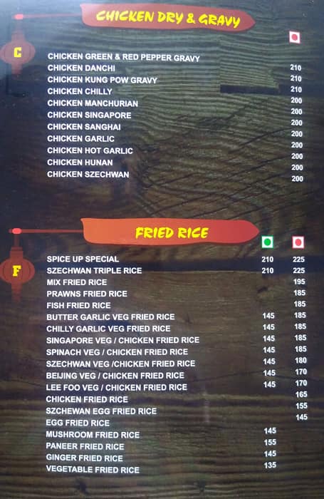 spice up restaurant menu
