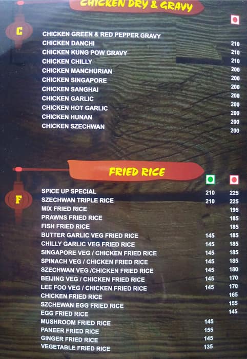 spice up restaurant menu