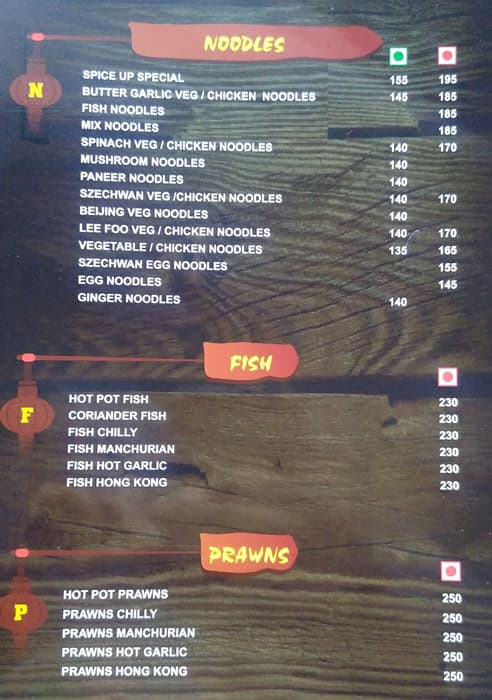 spice up restaurant menu