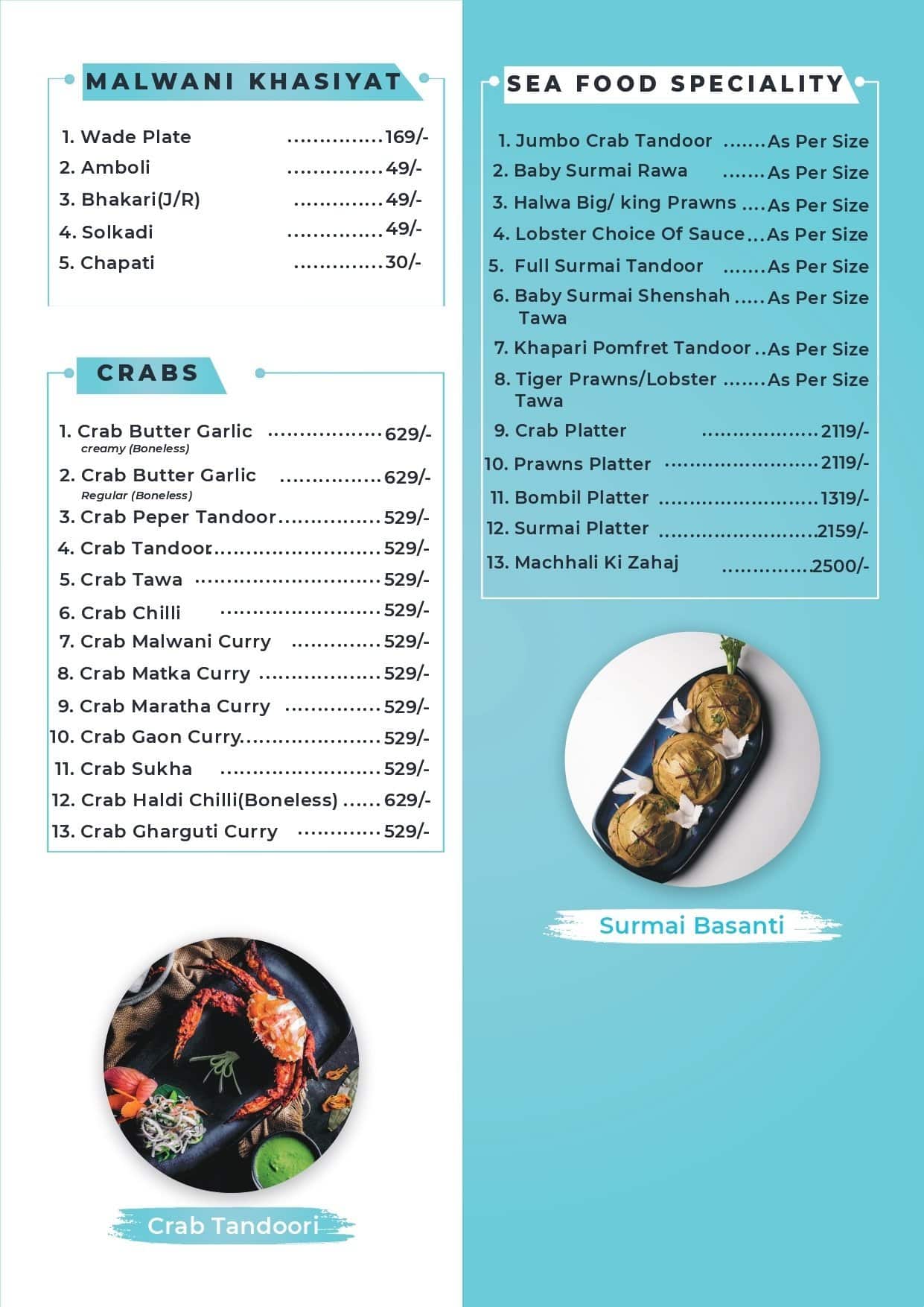 Menu at Janjira Pure Veg, Kothrud, Pune, Pune