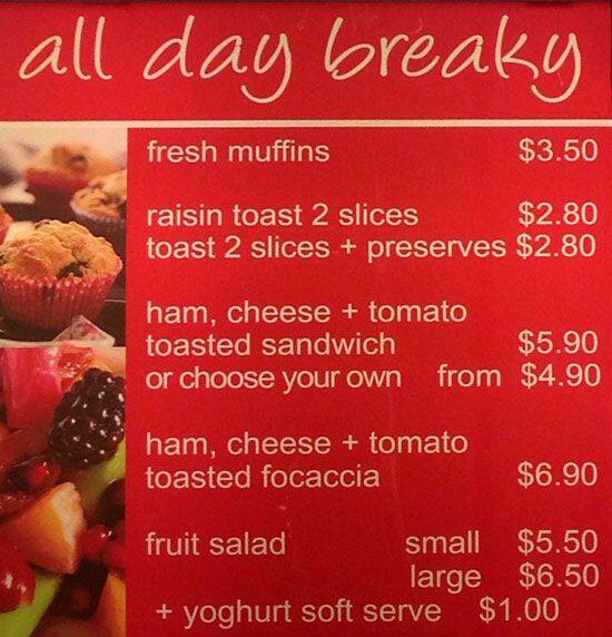 Superjuice Bar Menu, Menu for Superjuice Bar, Wheelers Hill, Melbourne