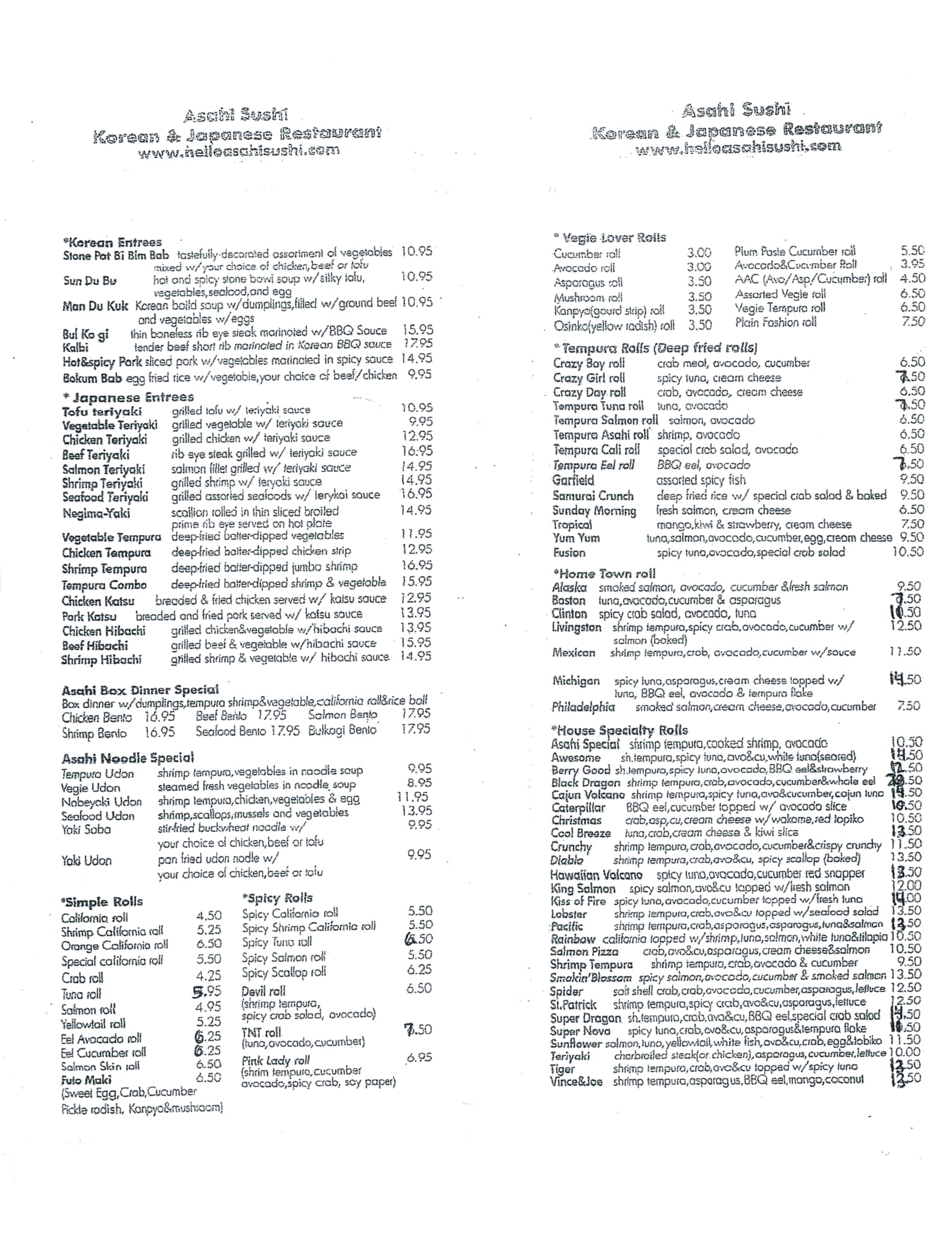 Asahi Sushi Restaurant Charter Township Of Clinton - wj1w417