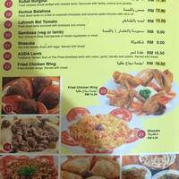 Sahara Tent Menu Menu For Sahara Tent Off Jalan Ampang Kuala Lumpur