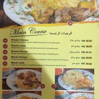 Sahara Tent Menu Menu For Sahara Tent Off Jalan Ampang Kuala Lumpur