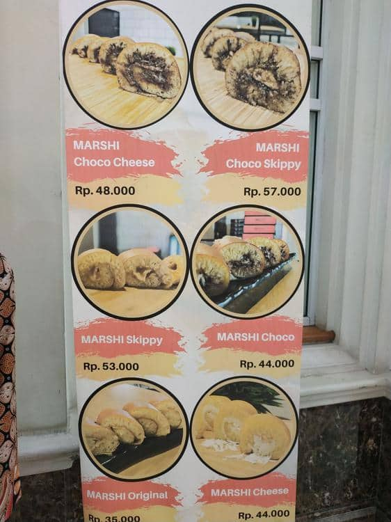 MARSHI - Martabak Sushi Menu, Menu For MARSHI - Martabak 