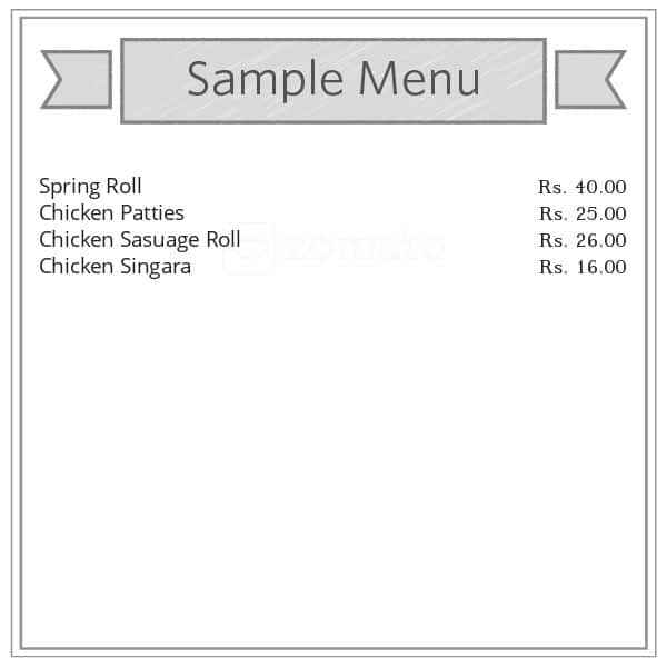 Mio Amore- The Cake Shop menu
