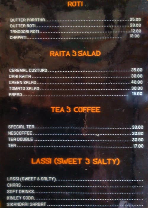 Lucky Chicken Shop menu