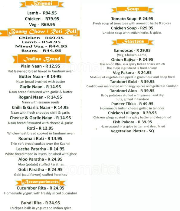 Tandoori Grill Menu Menu For Tandoori Grill Sunninghill Sandton   B84f73d22e54f31fc60c2c36c796a4b9 