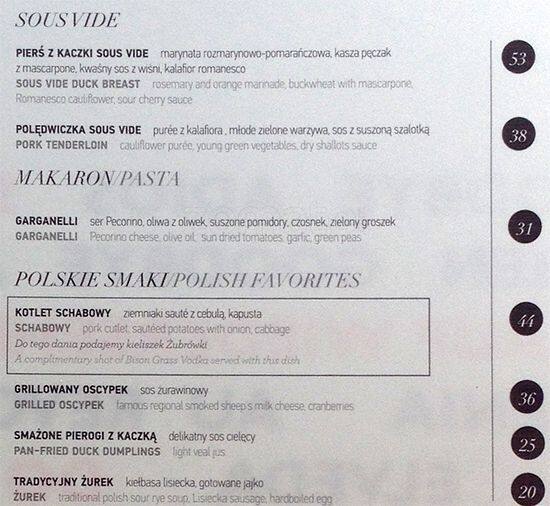 Milk&Co menu, Menu restauracji Milk&Co, Stare Miasto, Kraków