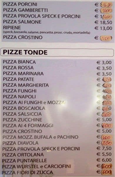 Menu di Due B Di Massimo Blandino Snc 