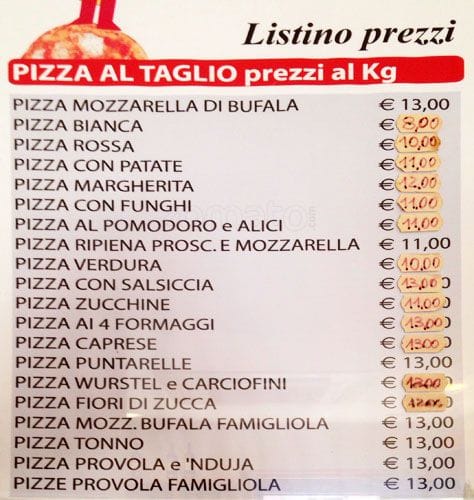 Menu di Due B Di Massimo Blandino Snc 