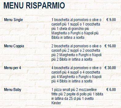Menu di Pizza & Food 