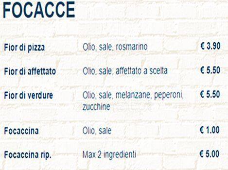 Menu di Pizza & Food 