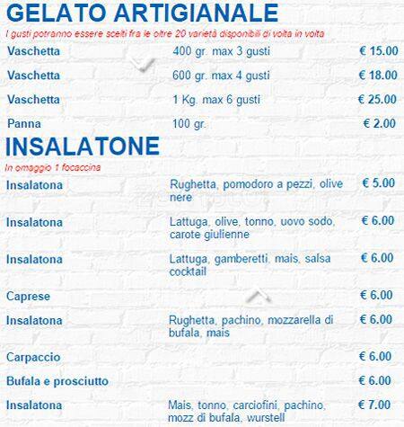 Menu di Pizza & Food 