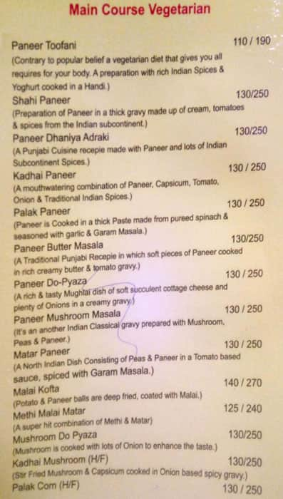 Hotel Garden Villa Menu Menu For Hotel Garden Villa Anandpuri Patna