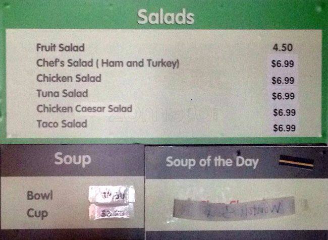 TJ's Deli меню
