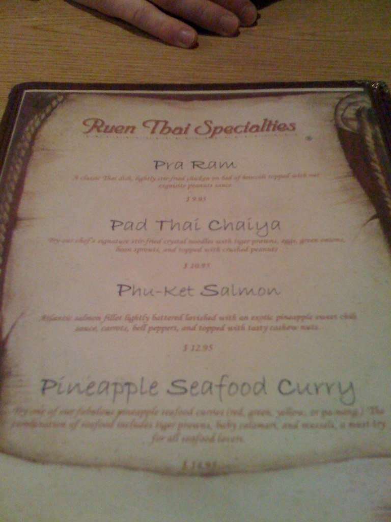 Ruen Thai Menu Menu For Ruen Thai Roseville Sacramento Urbanspoon Zomato