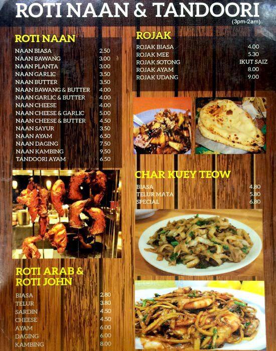 Al Safa Menu Menu For Al Safa Bandar Menjalara Kuala Lumpur