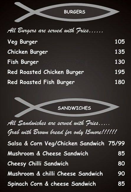 Fish & Fries menu