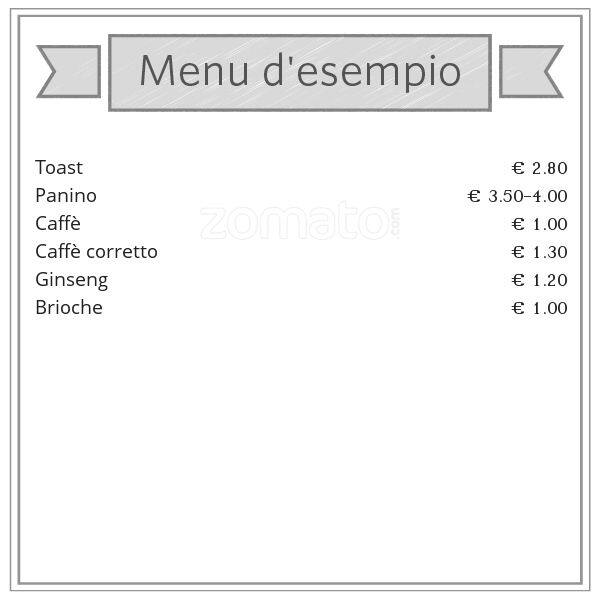 Menu di Luca'S Bar 