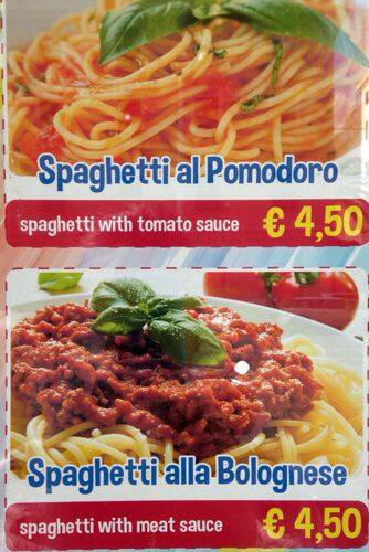 Menu di Arcobaleno 