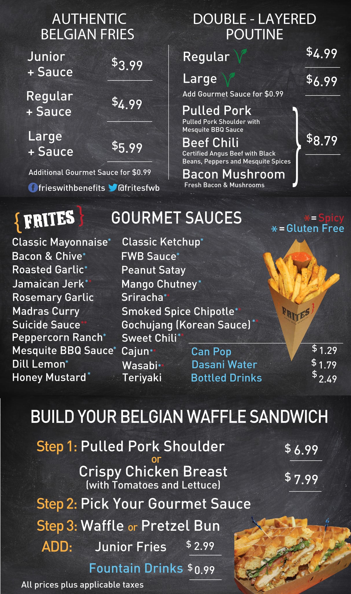 Frites Fries With Benefits Menu Urbanspoon/Zomato