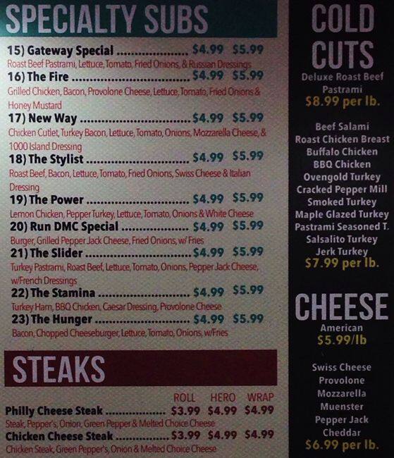 Howard Gourmet Deli Menu, Menu for Howard Gourmet Deli, Crown Heights