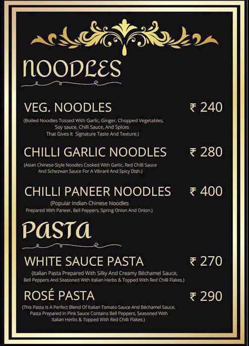 Menu of Garam Masala, BRS Nagar, Ludhiana