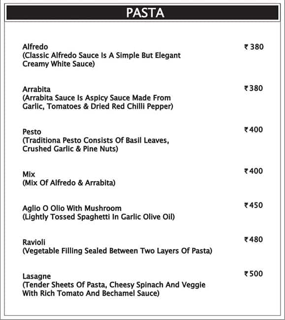 Falafel Lovers menu