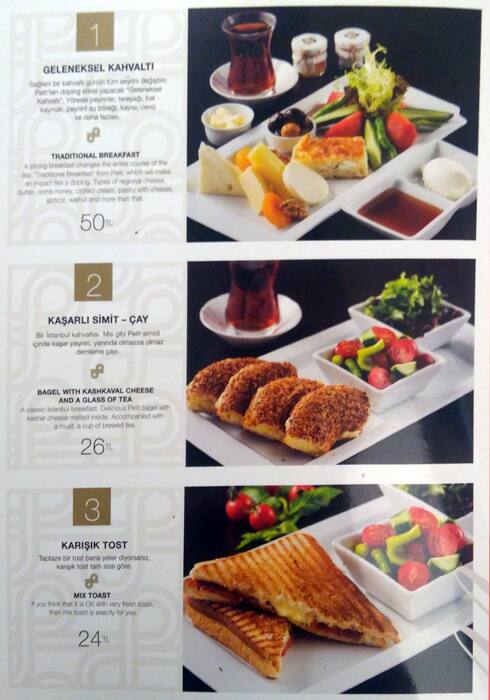 Pelit Menu Menu For Pelit Istinye Merkez Istanbul