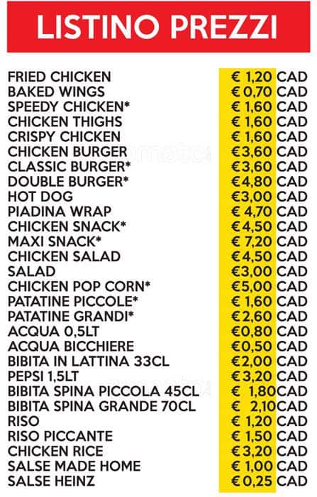 Menu di Chicken&Chicken 