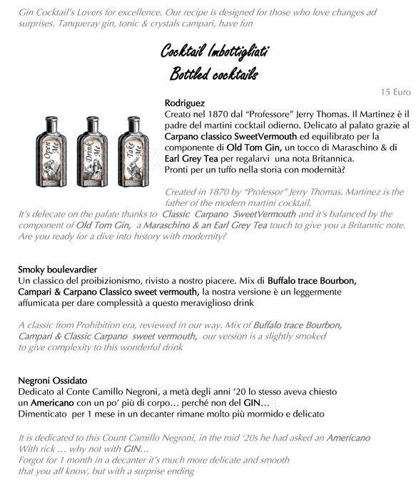 Menu di Hotel Majestic 