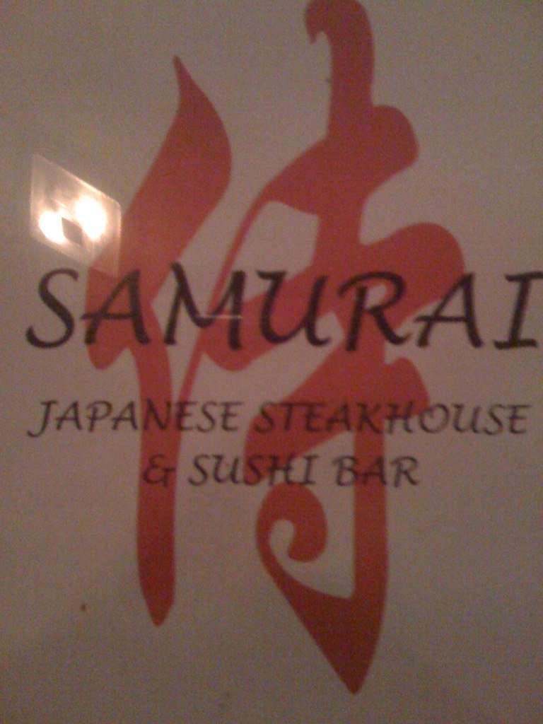Samurai Japanese Steak House Menu Urbanspoon/Zomato