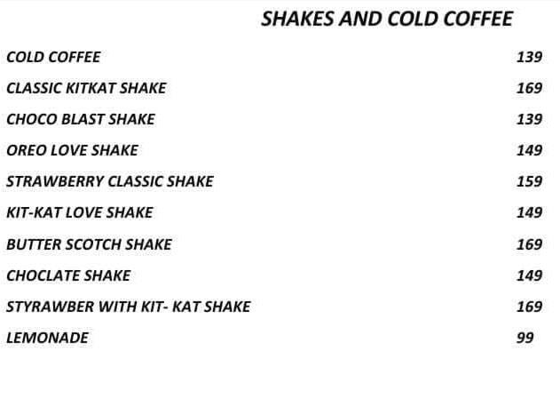 Neel Khant Pizza Point menu