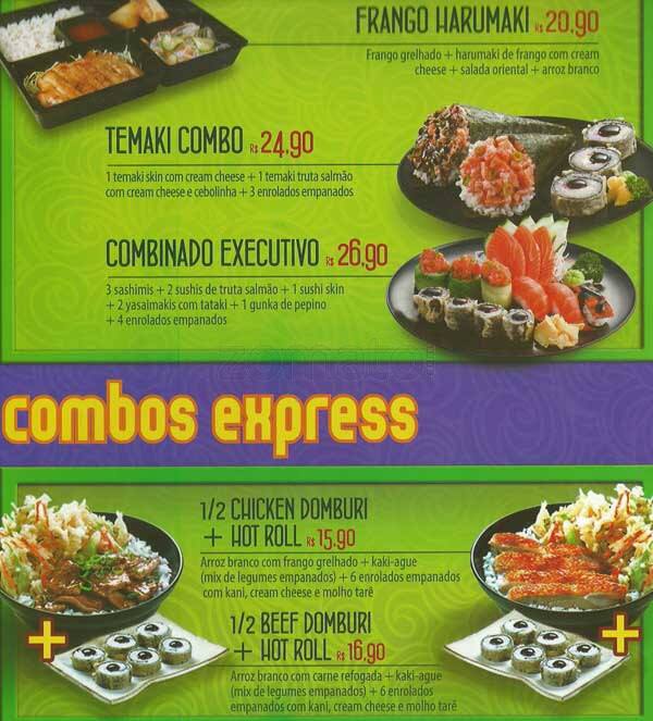 Gendai - Restaurante Japonês cardápio